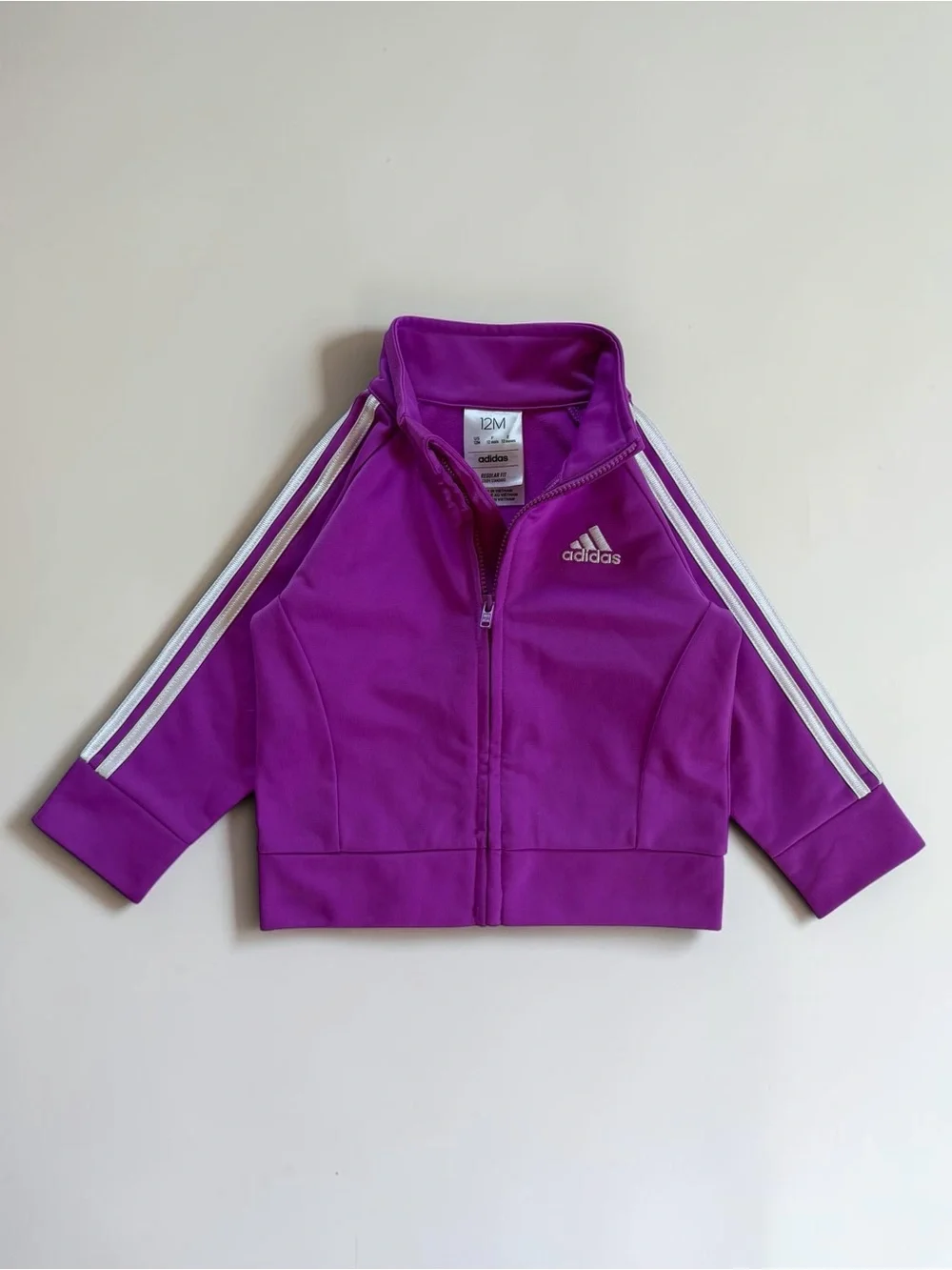 ADIDAS EUC Girls Full Zip Track Jacket & Jogger 2PC Set